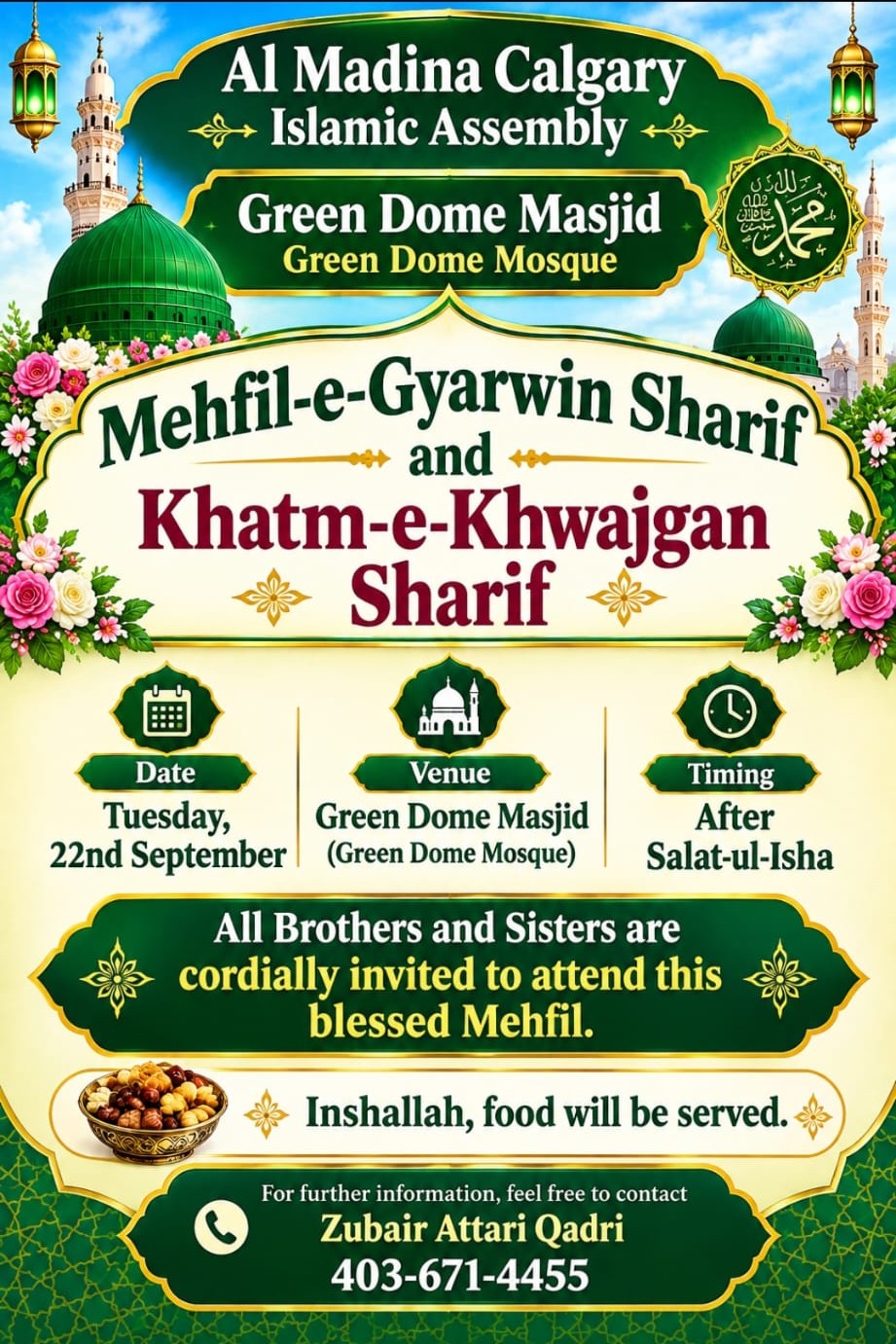 Mehfil-e-Gyarwin Sharif and Khatm-e-Khwajgan Sharif